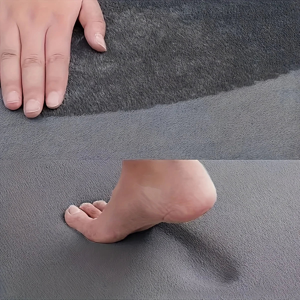 Flannel Bathroom Mat