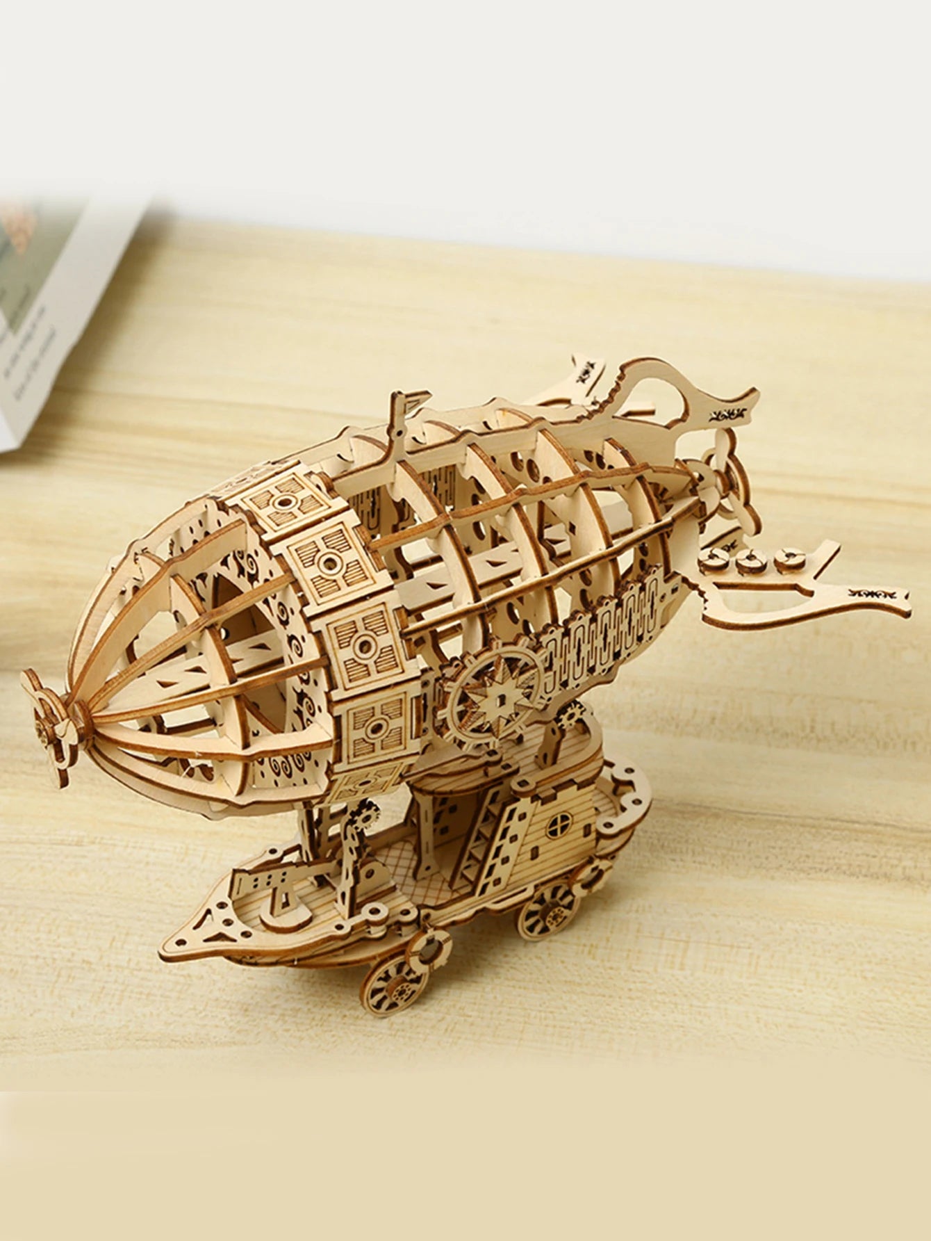 3D Wooden Airship Puzzle