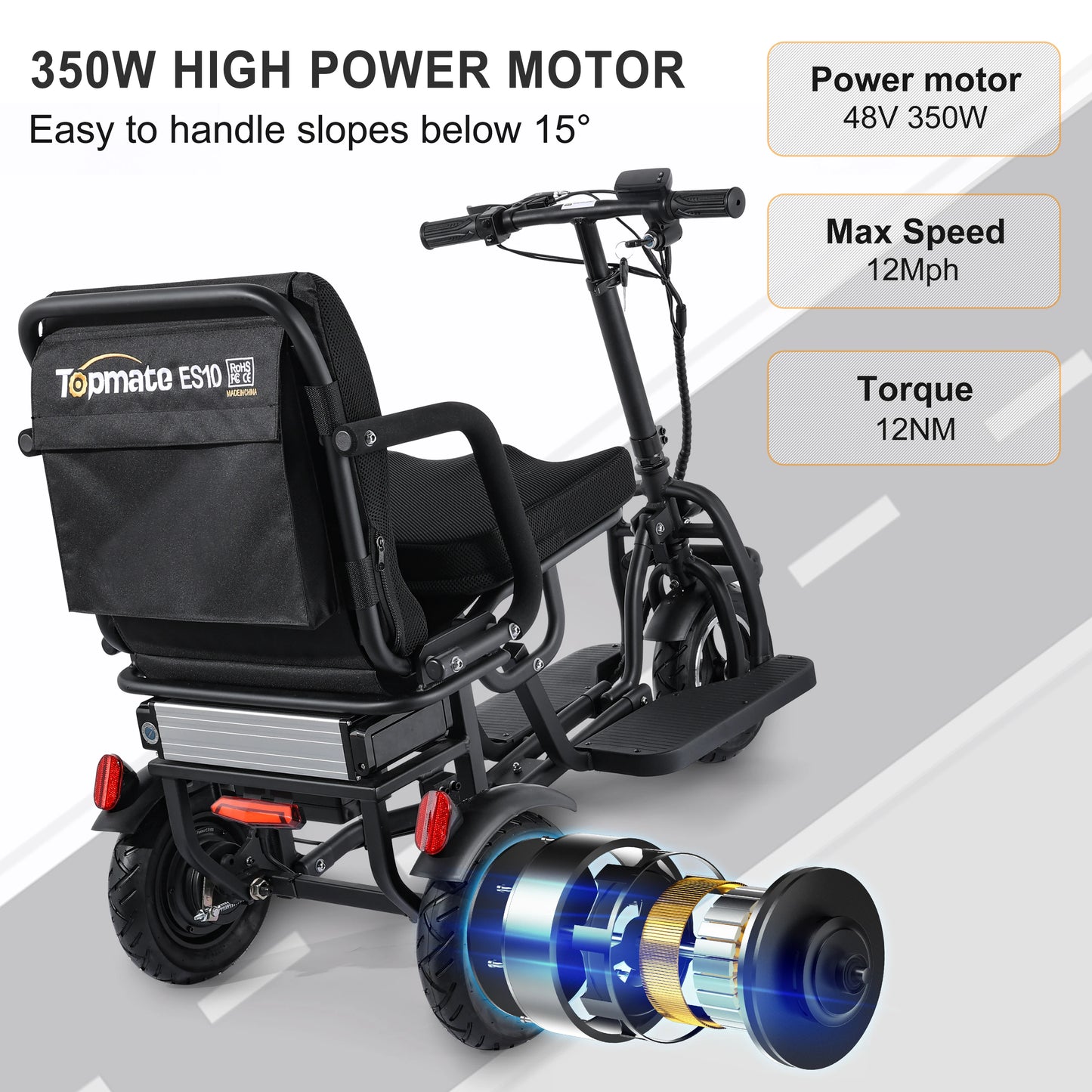 3 Wheel Electric Scooter