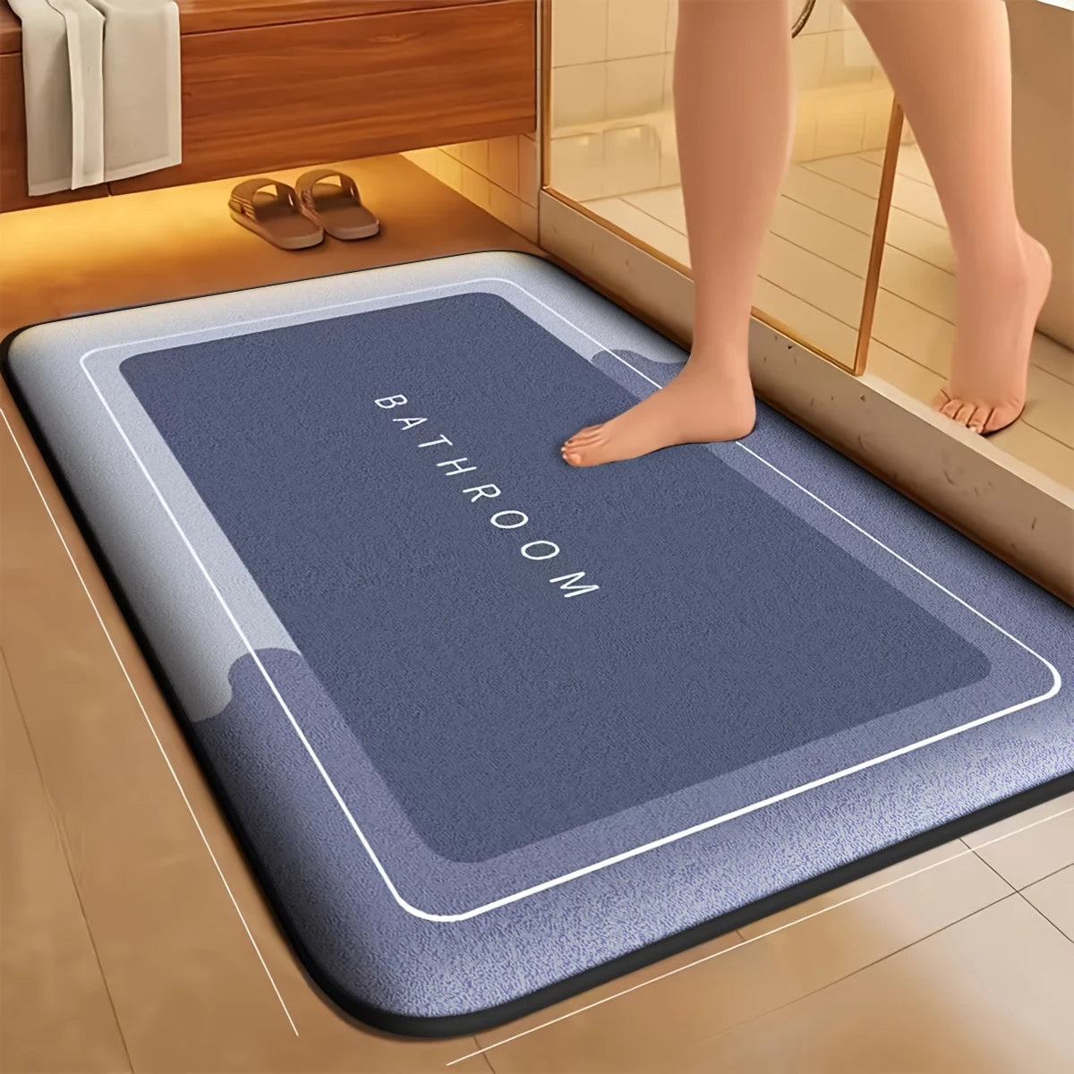 Flannel Bathroom Mat