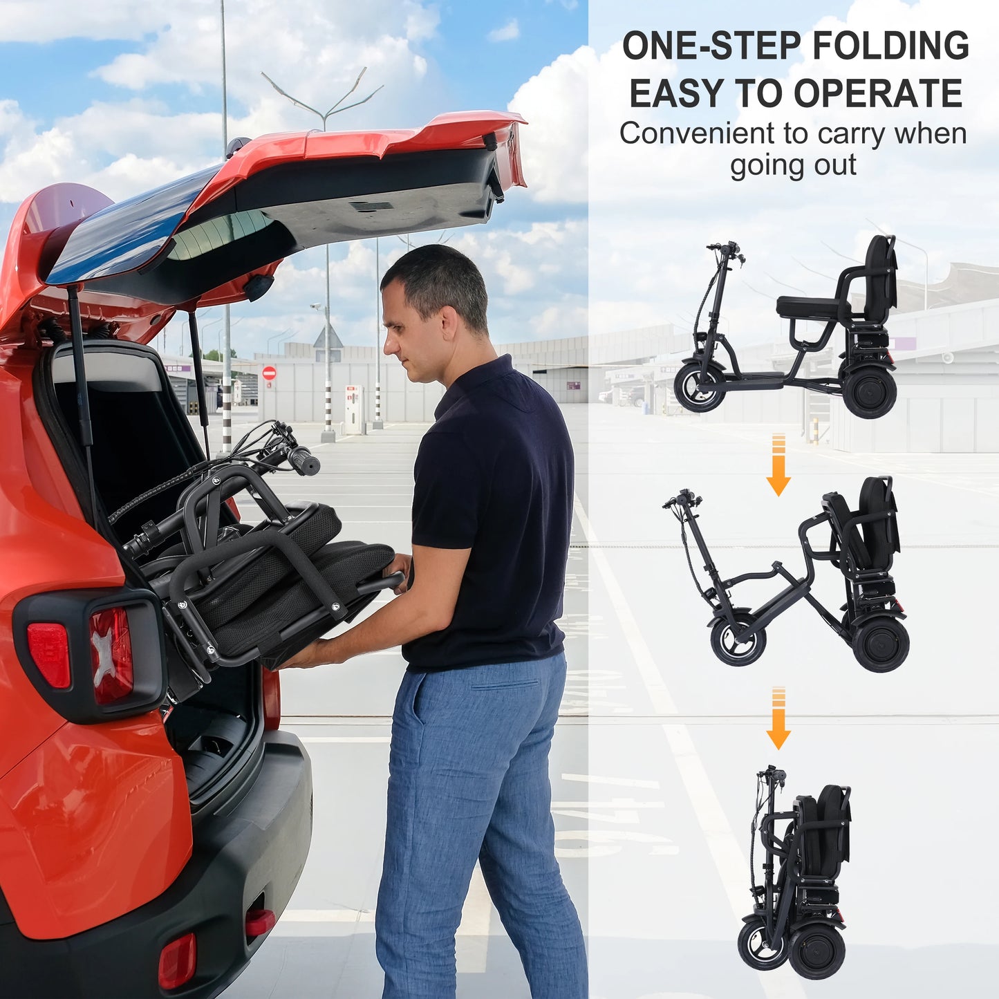 3 Wheel Electric Scooter