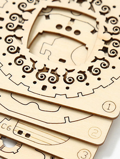 3D Wooden Airship Puzzle