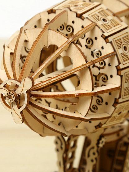 3D Wooden Airship Puzzle